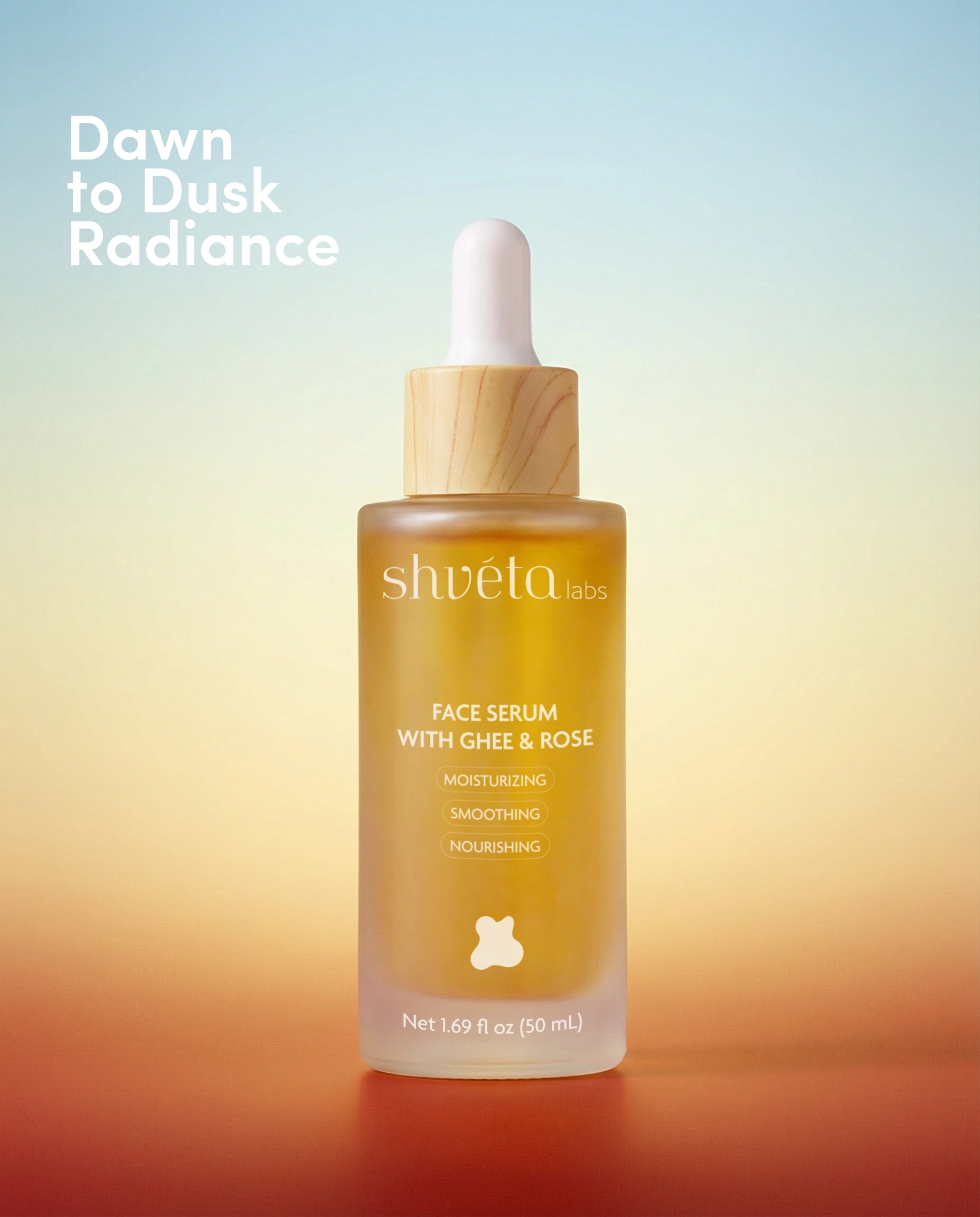 Natural Face Serum for Glowing Skin | Ghee Rose Elixir by Shveta