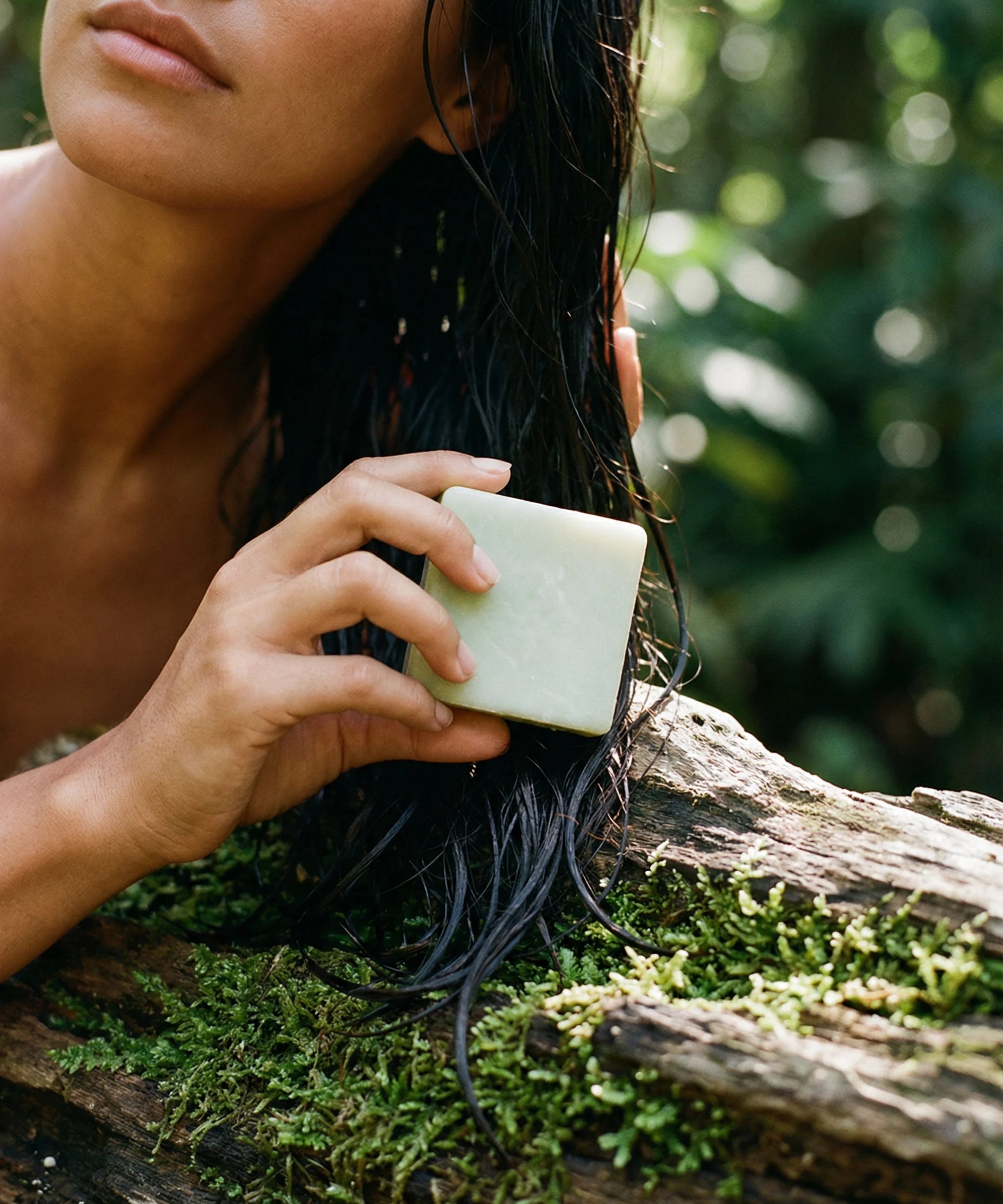 usage of shampoo bar with ghee