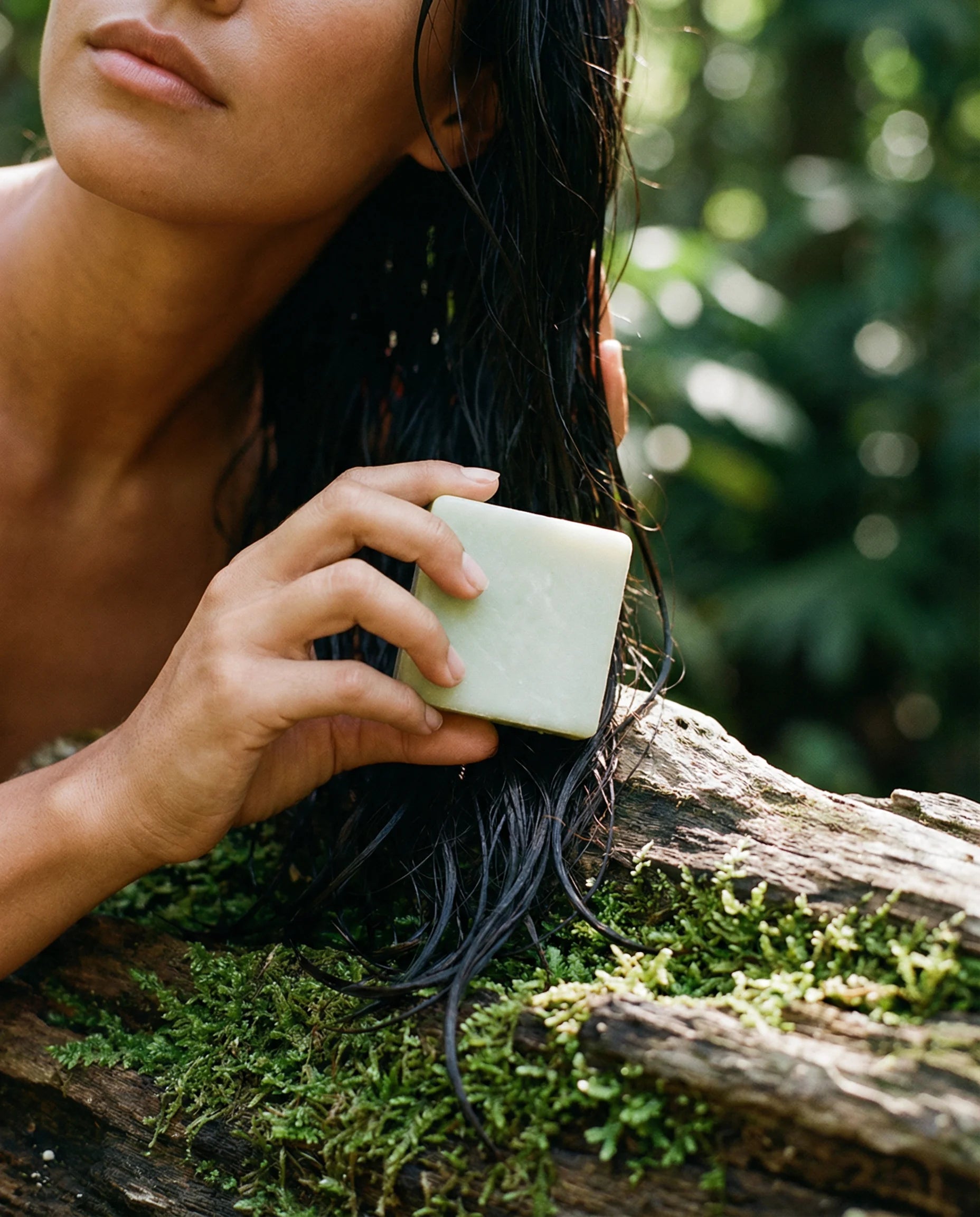 usage of shampoo bar with ghee
